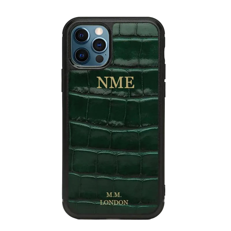 MM London Universal Crocodile Green iPhone Case